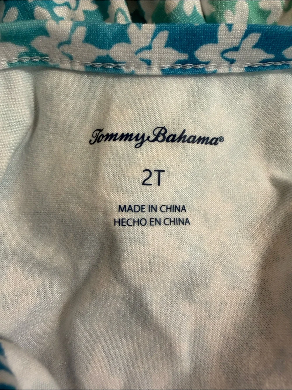 Tommy Bahama size 2t